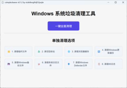C盘飘红急救包：亲测Csimplecleaner，小白也能安全清出15G垃圾（附避坑指南）